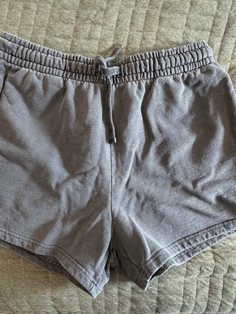Talentless Women's Gray Drawstring Casual Shorts